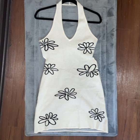 Altar'd State Dresses & Skirts - Altar’d State Floral Halter Sweater Dress